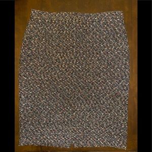 JCrew No. 2 Pencil Skirt in Pink Confetti Tweed